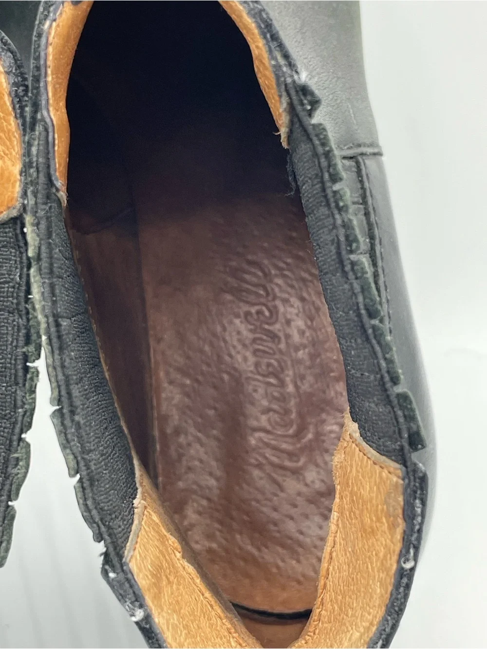 Madewell Jonie Black Leather Western Ankle Boots